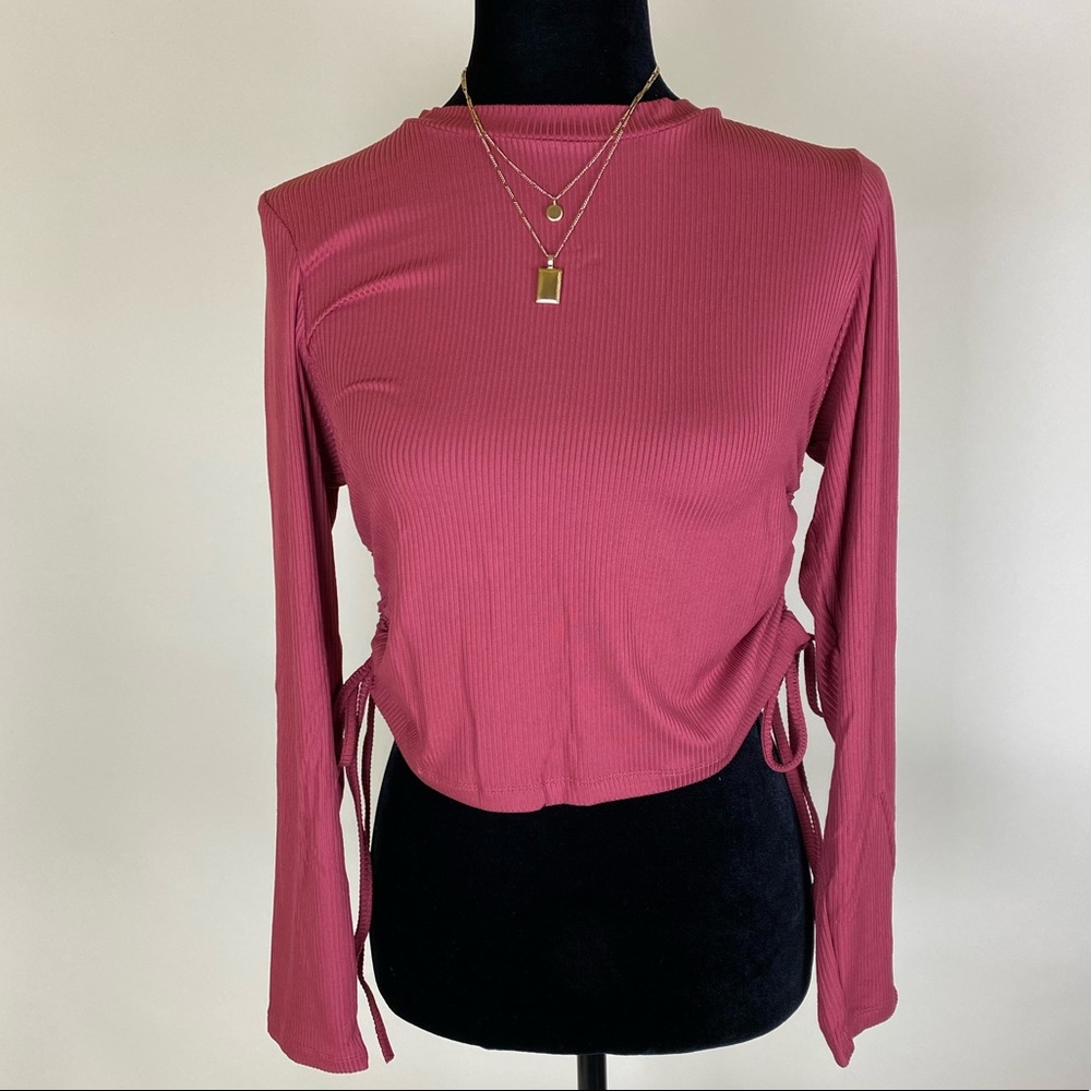 💗Scrunch Crop Top